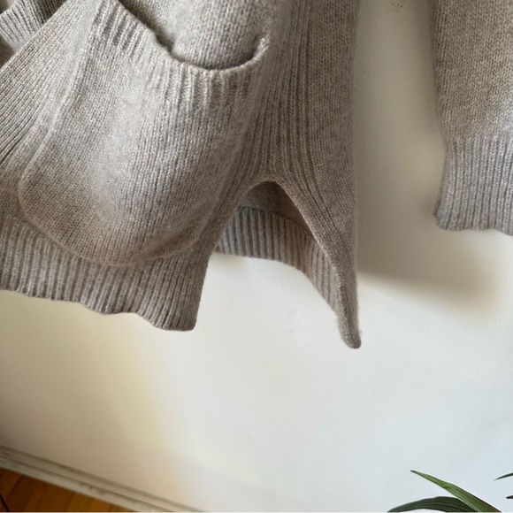 Joseph Cashmere Luxe Grey Cardigan Size Small - Picture 7 of 13